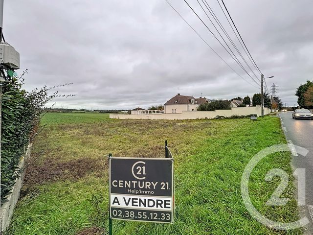 terrain à vendre - 834.0 m2 - CHAINGY - 45 - CENTRE - Century 21 Help'Immo